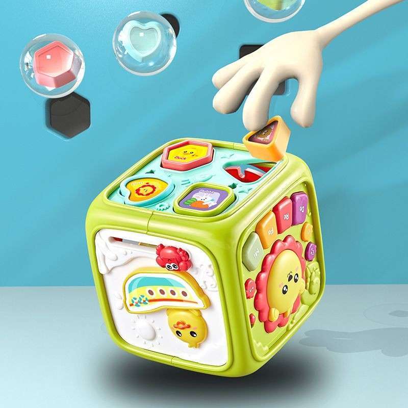 Cub muzical interactiv, montessori cu 6 activitati - imagine 4