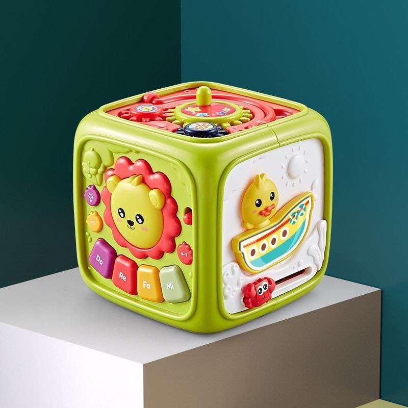 Cub muzical interactiv, montessori cu 6 activitati - imagine 2