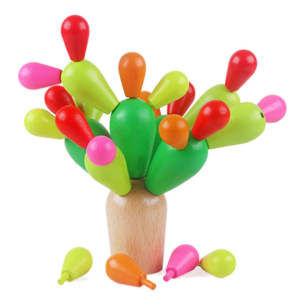 Joc Montessori creativ de indemanare - Cactusul colorat