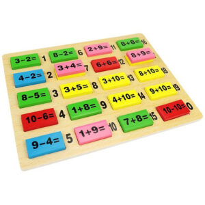 Joc educativ din lemn, invata Matematica, Operatiuni artimetice