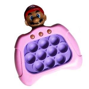 Joc interactiv Pop-It Consola, antistres, cu sunete si lumini, Mario Roz