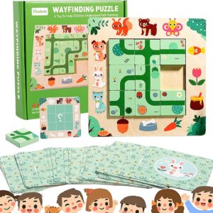 Joc Montessori de logica Gaseste Poteca, Invatare prin joaca pentru micii exploratori