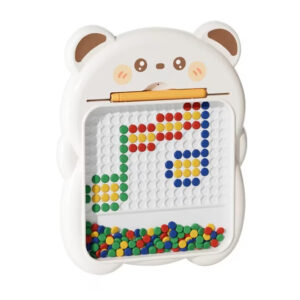 Tabla creativa Mozaic magnetic cu sabloane Ursulet