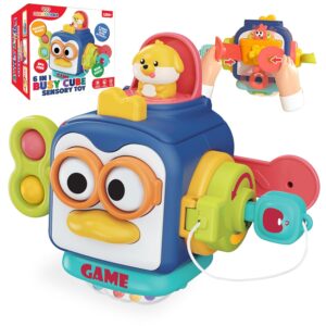 Jucarie pentru bebelusi in forma de pinguin, dentitie, 12 luni+