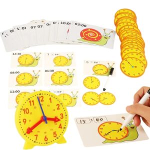 Joc Ceas Didactic pentru Invatarea Ore Exacte | Analog si Digital pentru Copii
