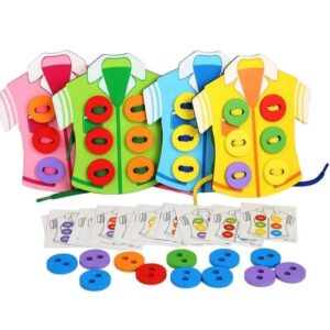 Set educativ montessori din lemn pentru dezvoltarea abilitatilor motorii fine ale copiilor