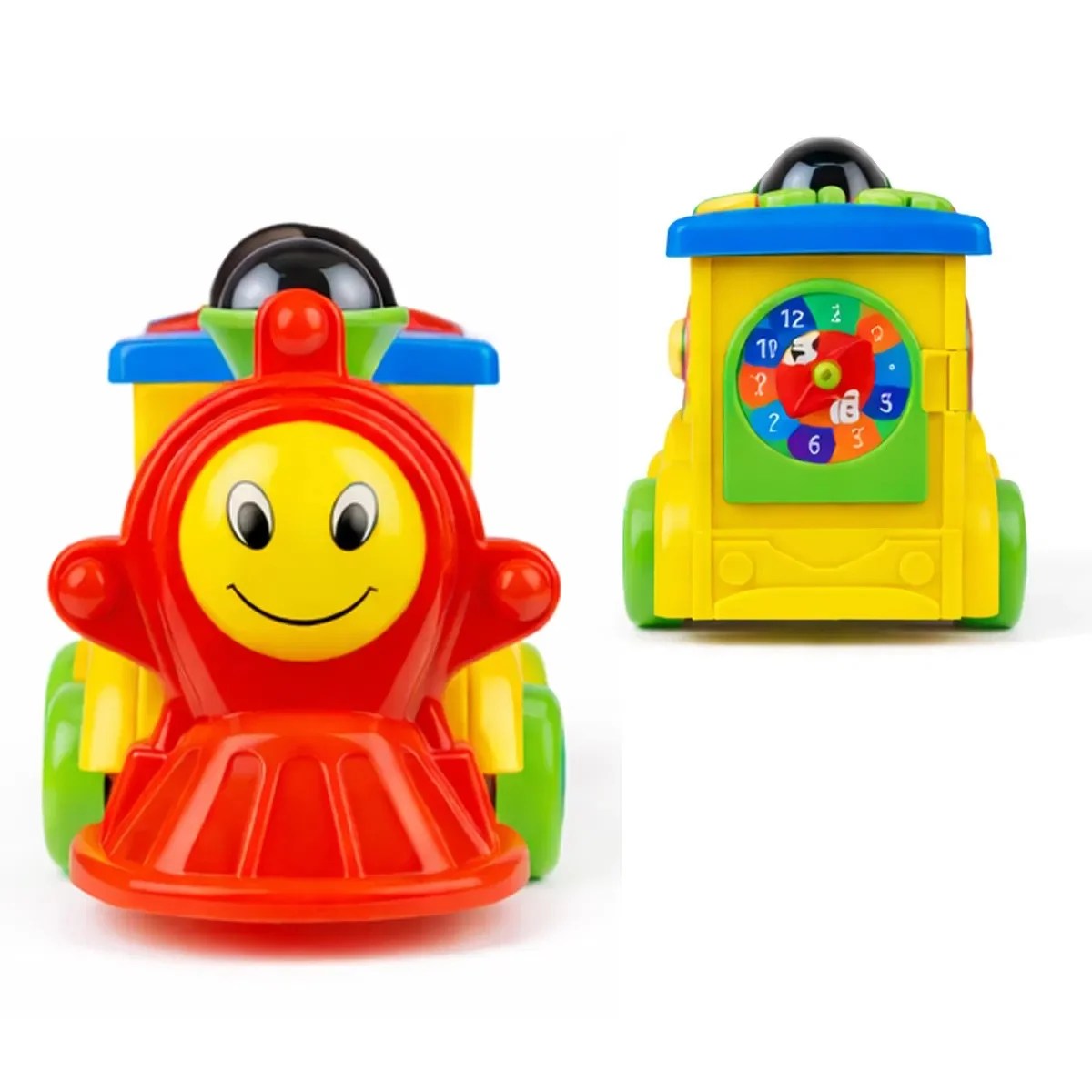 Trenulet interactiv educativ cu sortator de forme si lumini, ideal pentru bebelusi si copii mici - imagine 4
