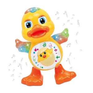 Ratusca dansatoare interactiva cu lumini si sunete pentru bebelusi si copii mici