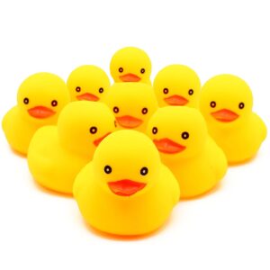 Set 15 Ratuste de Baie, din Cauciuc, Stropesc si Plutesc, Distractive si Interactive, Galbene