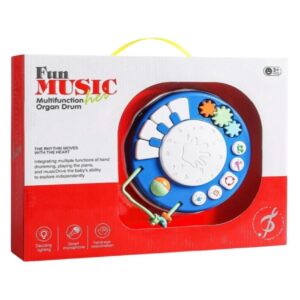 Toba muzicala cu microfon, pian si 5 activitati interactiva cu lumini pentru dezvoltarea muzicala a copiilor