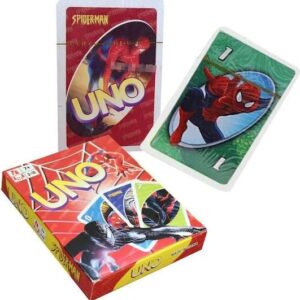 Joc de carti uno spiderman pentru copii si fani benzi desenate