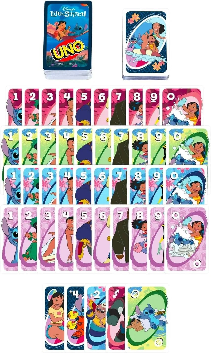 Joc de carti uno lilo si stitch distractie tropicala pentru intreaga familie - imagine 3